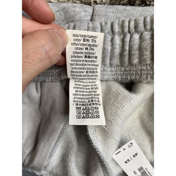 Victorias Secret Pants Size XS NEW Heather Gray Casual Athleisure Fleece Sweats - Picture 5 of 12
